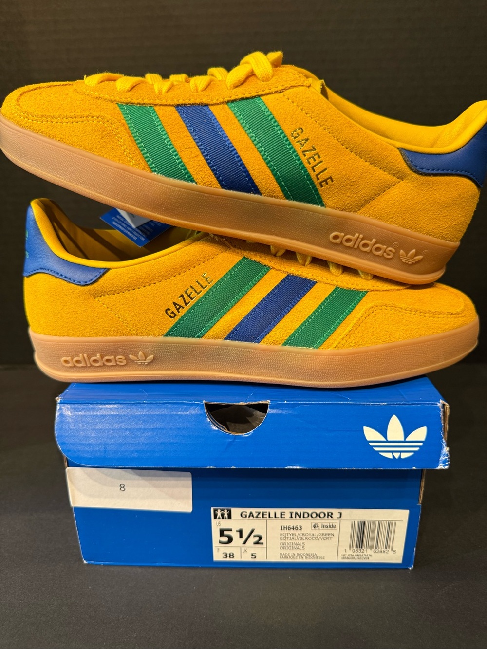 adidas Gazelle indoor (Brazil) size 6.5W/5.5M